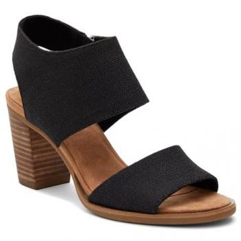 Black Toms Women’s Majcut Heeled Sandals – Size 9