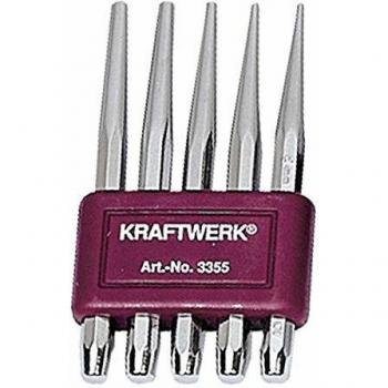 Kraftwerk Durchschlägesatz 5-teilig mit Halter 2-6 mm