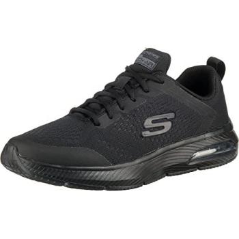 Skechers Uomo Dyna‑Air Sneaker in Nero, Taglia 46, Vegan