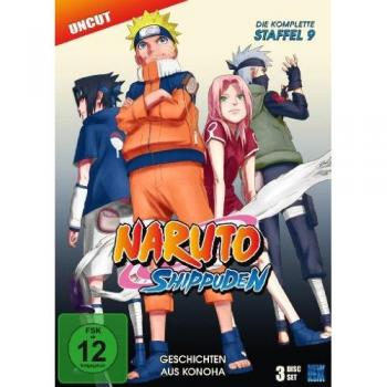 Naruto Shippuden, Staffel 9: Geschichten aus Konoha (Episoden 396-416, uncut) [3 DVDs]