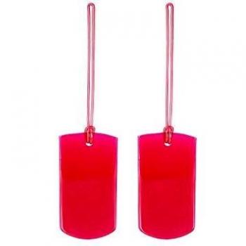 Blue Travel Jelly ID Tags