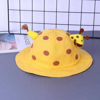 Cartoon Giraffe Children's Fisherman Hat