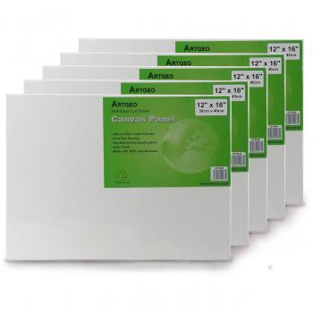 GreenPrint Canvas Panels – 30cm x 40cm, 3mm Thickness, Pack of 5