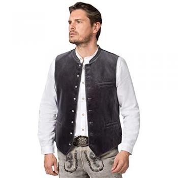 Herren Trachtenweste Lorenzo (graphit, Gr. 48) von Stockerpoint