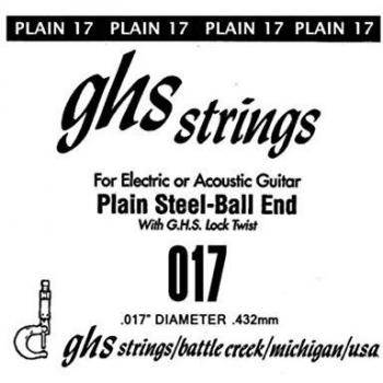 GHS Plain steel single string .017