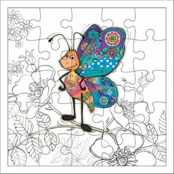 Puzzle à gratter Papillon Kiub Kook