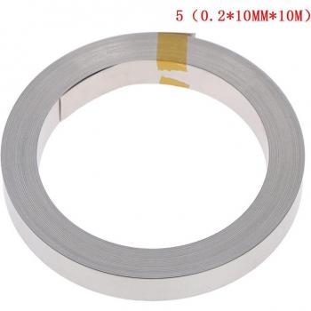 Plaque nickel 10 m × 10 mm × 0,2 mm – bande Ni pour Li‑18650 et Li‑26650 (soudage à points)