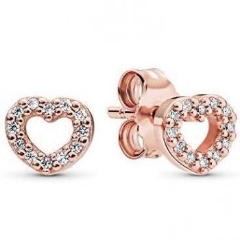 Pandora Pendientes Rose Circon Corazón 280528CZ