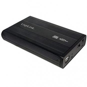 Custodia Esterna per HDD 3,5, USB2.0, SATA, Nero Logilink