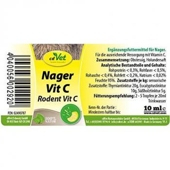 Nager Vitamin C Booster 10 ml – 1.045 €/L