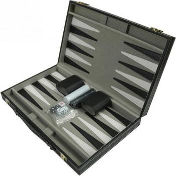 Backgammon & Échecs Cuir PU Élégant