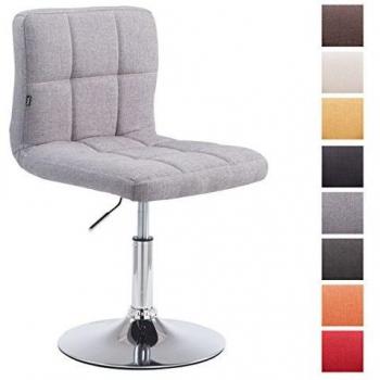 Lounge Seat Palma V2 – Sgabello girevole con imbottitura grigia