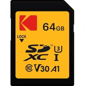 Kodak SDXC 64GB Class10 U3 64 Go UHS-I Classe 10 – Neuf