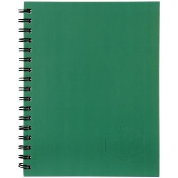 Spirax 511 A5 Green Hardcover Notebook – Side‑Open Design