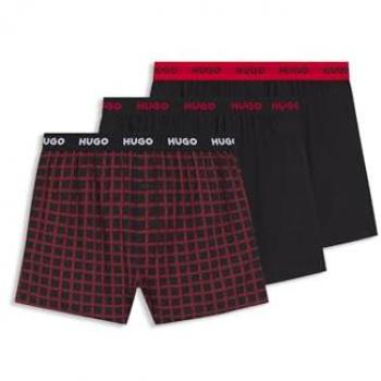 Set di 3 Boxer HUGO 50532565 Nero