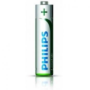 Pile AAA R03 Zinc Ultra Longue Durée Philips Longlife (x4)