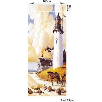 Papier Peint Étape Phare PVC
