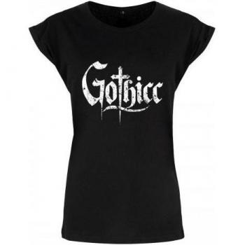 T-shirt Gothicc donna 3XL nera