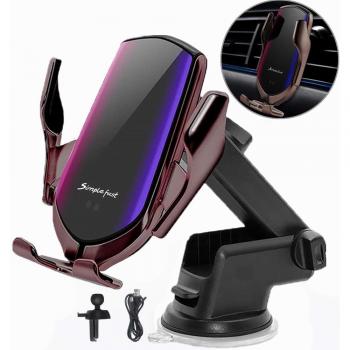 Automatisches 15W Qi Induktionsladegerät für iPhone 12 Pro, 11, XS, XR, X, 8 und Samsung S20, S10