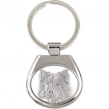 Eurasian Breed Keychain with Custom Print