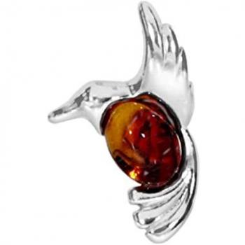 Ostsee Schmuck „Gleiter‑Kolibri“ – Damen, 17 × 10 mm, Silber 925/000, 1 Stück