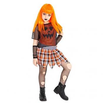 Disfraz de Calabaza Punky para niña