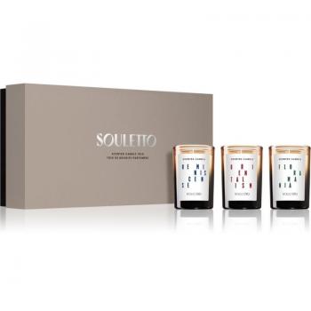 Confezione Trio Candele Profumate Souletto
