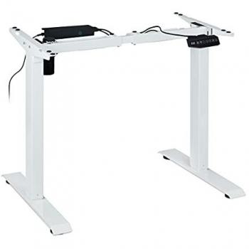 Pied de bureau ergonomique Relaxdays 71-121cm avec mémoire
