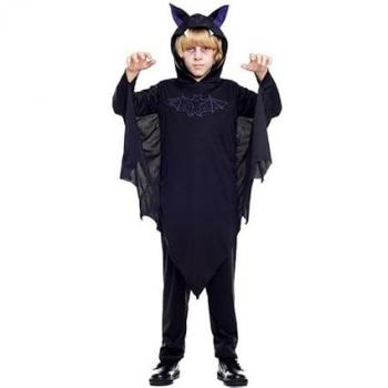 Fantasma Murciélago Poncho Infantil