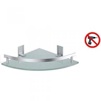 MSV Estantería Baño Moderna y Elegante de Aluminio y Vidrio