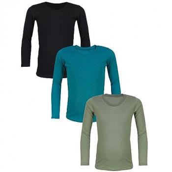TupTam Unisex Langarm Unterhemd für Kinder 3er Pack