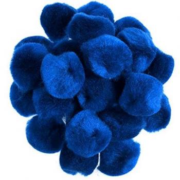 Trimits Pom Poms Royal Blue – 100 Piece Set