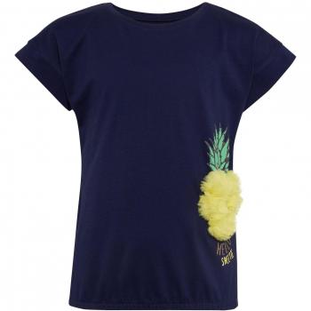 TOM Tailor Mädchen‑Top – Dunkelblau – Print – 128 (S)