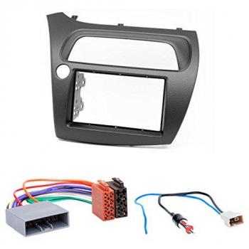 Kit d'installation double DIN CARAV 11–120–11–2 pour Honda Civic Hatchback 2006–2011