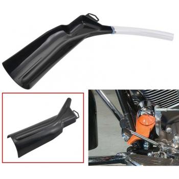 Protector de tapa embudo filtro de aceite Road King Harley, negro