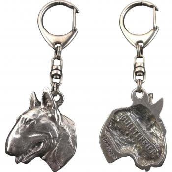 Bull Terrier Gift Box Keyring – Décor Petit Animal