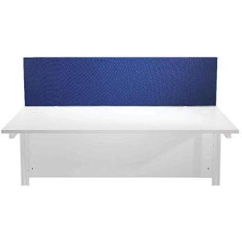 Jemini Straight Mtd Desk Screen Blue