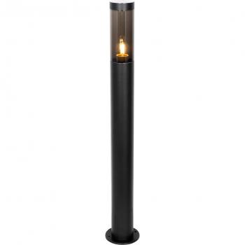 QAZQA Elegant Black Outdoor Lamp 110 cm IP44