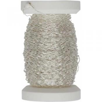 Glorex Bastelnaturmaterial: Versilberter Draht 0,25 mm (60 m)