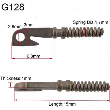 Insertos de resorte flexibles, 50 piezas para gafas, G128 G128A