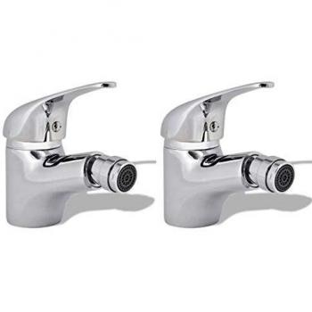 Vidaxl Chrome Bidet Faucets 2 Pack