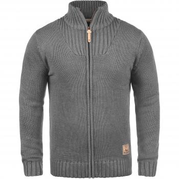 !Solid Poul Herren Strickjacke aus Baumwollmischung, Größe:XXL, Farbe:Grey Melange