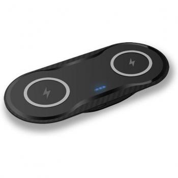 Cargador Qi 2 en 1, 10W, para dispositivos Samsung S10, S9, S8 y iPhone 11 Pro, XS, Max, XR, 8 Plus