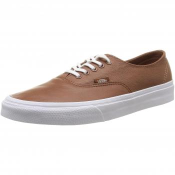 Vans Authentic Decon Leather Sneakers, Unisex Adults' Low-Top, Brown, 8 UK, 42 EU