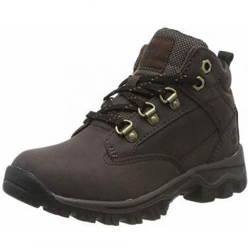 Timberland Keele Ridge Hiker, Chaussures de Randonnée Enfant, Marron (Cuir Marron Foncé), 37 EU