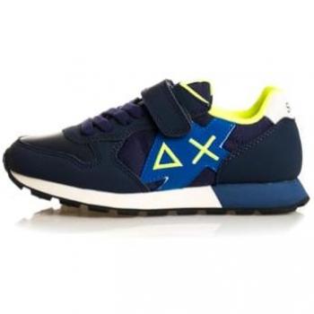 SUN68 Sneakers Bambino Jaki Fluo Navy Blue Z44315K