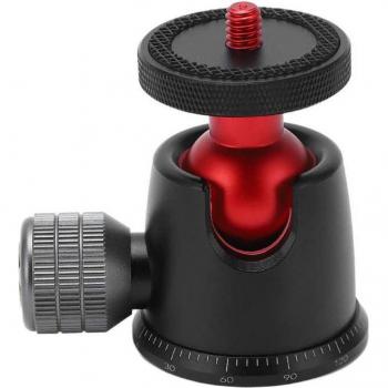 Mini Aluminum Alloy Tripod Head with 360 Degree Pan
