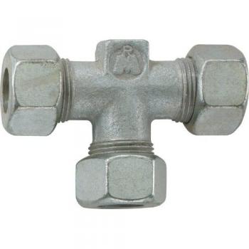GOK T-Verschraubung 12 mm, Baureihe L, Schneidring Typ D