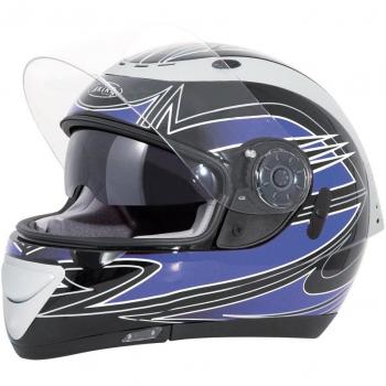 Akira 22075 XL Izumi Full Face Motorcycle Helmet – Dark Horizon