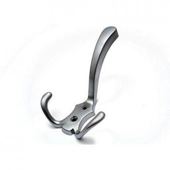 9‑Unit Triple Coat Hanger Collection – Retro Aluminium Hooks for Door & Wall (AK24)